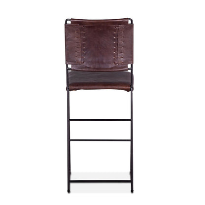 Melbourne Counter Chair Chocolate Leather