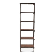 Paxton-Bookshelf 80in -reclaimed Teak