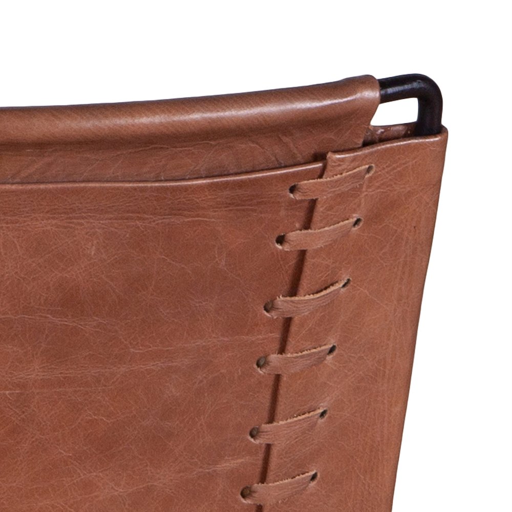 Melbourne Bar Chair in Tobacco Leather