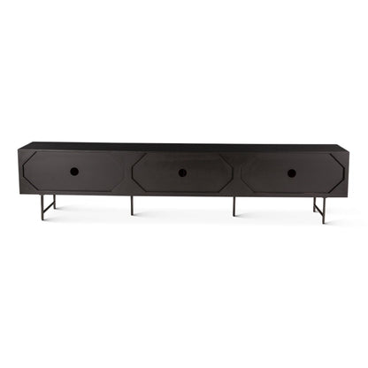 Halden 98" Plasma Cabinet in Matte Black