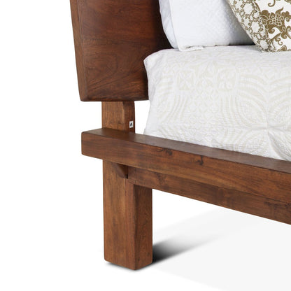 Nottingham-King Bed Mid-Century Brown th