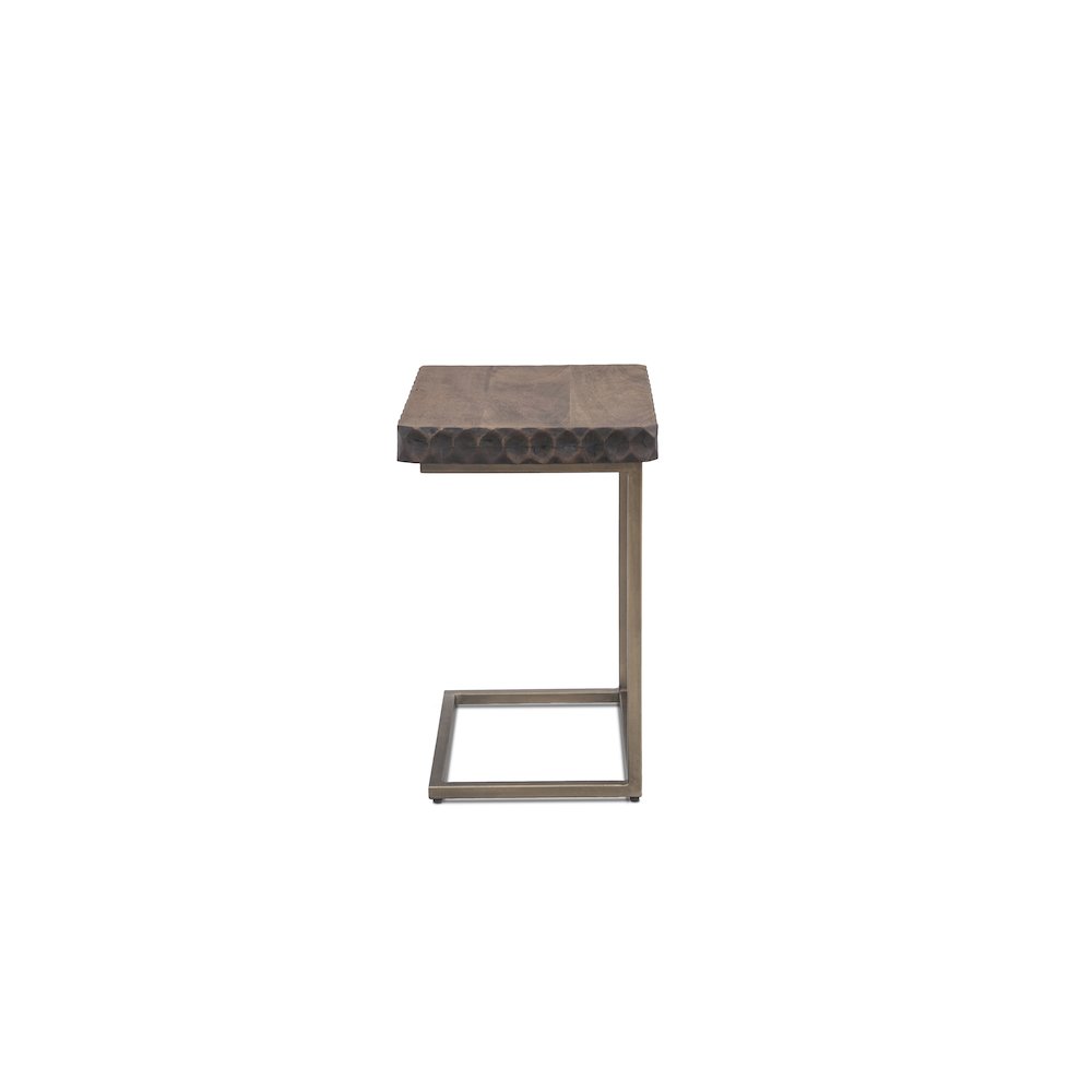 Vallarta Side Table in Mango Wood with Two Tone Finish