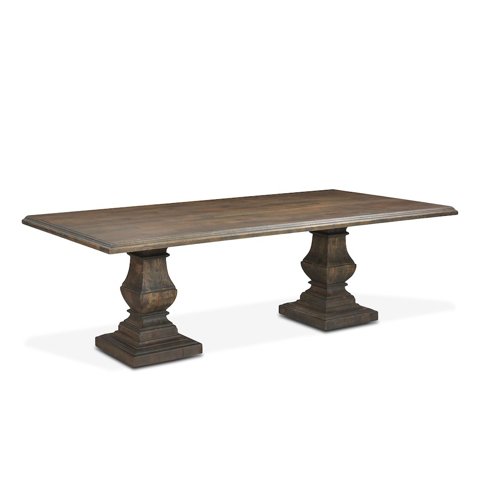 Toulon 98" Dining Table in Weathered Mango Finish