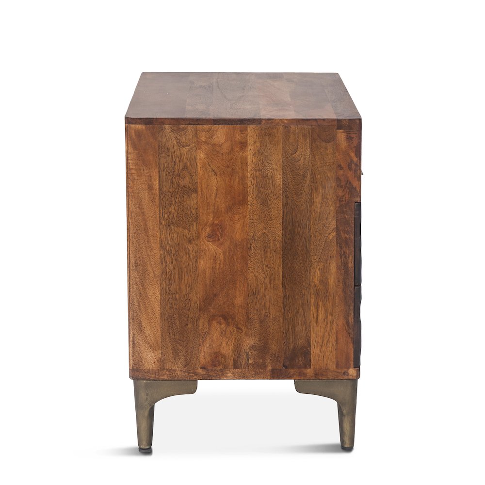Vallarta Night Chest in Mango Wood with Two Tone Finish
