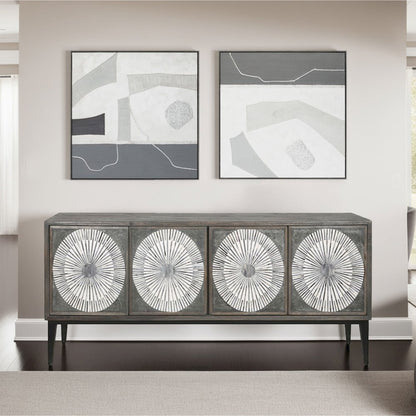 Urban Essence Hand Painted Framed Diptych
