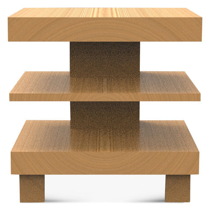 Alpine 24" Side Table in Natural Distressed Oak