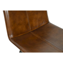 Brisbane Murphy Dining Chair in Chestnut Leather