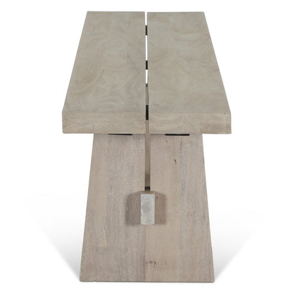 Acadia 79" Dining Bench in Oat