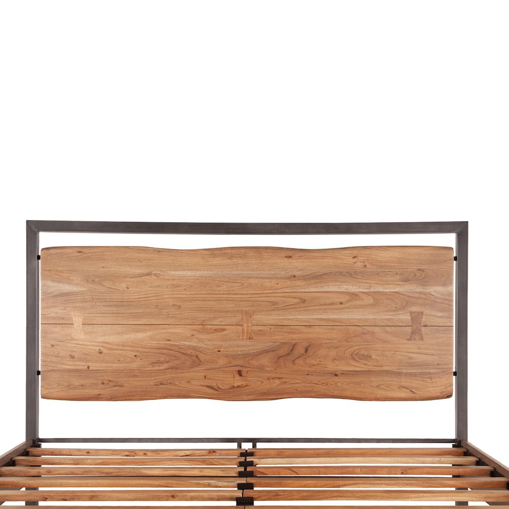 Glenwood King Bed in Smoked Acacia