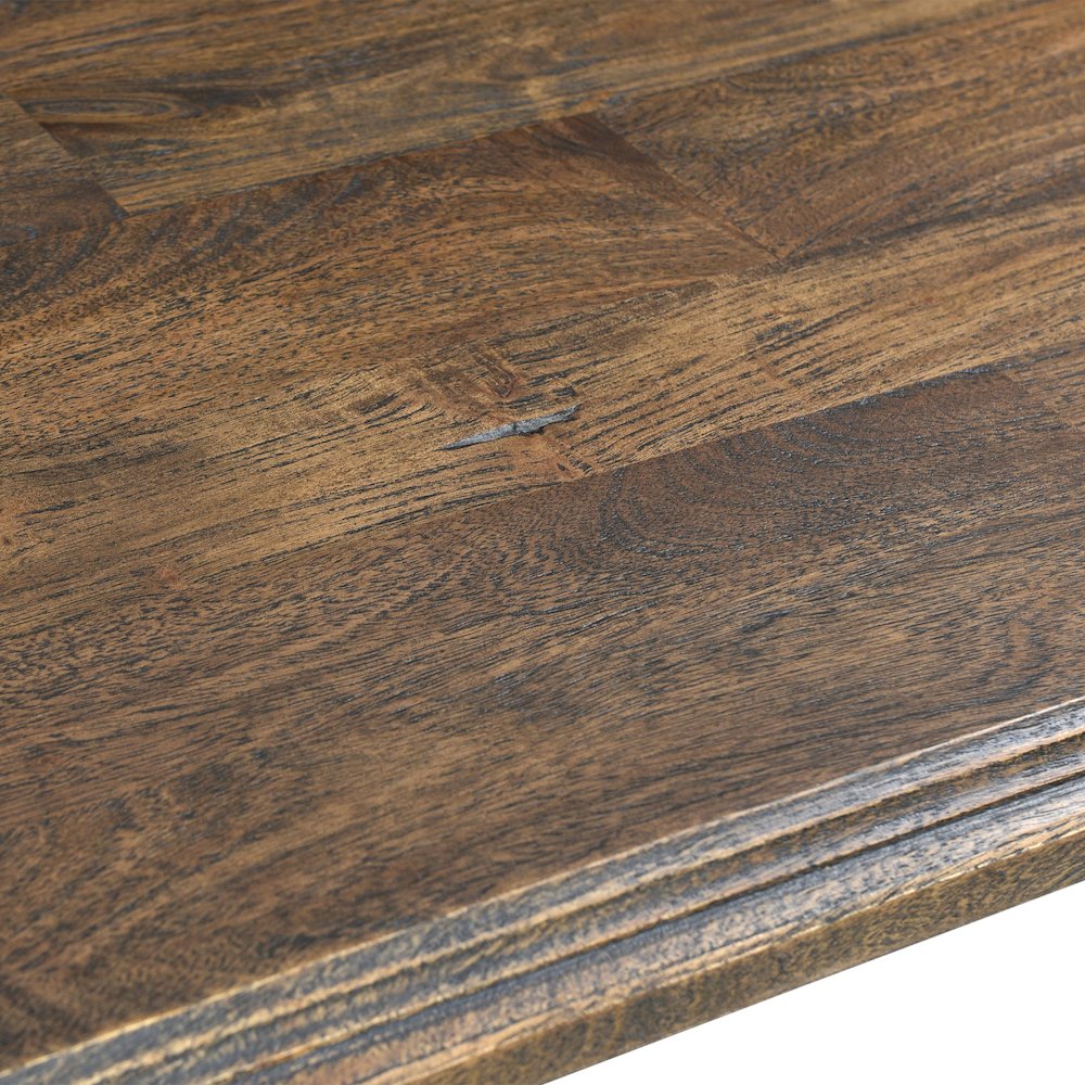 Toulon 98" Dining Table in Weathered Mango Finish