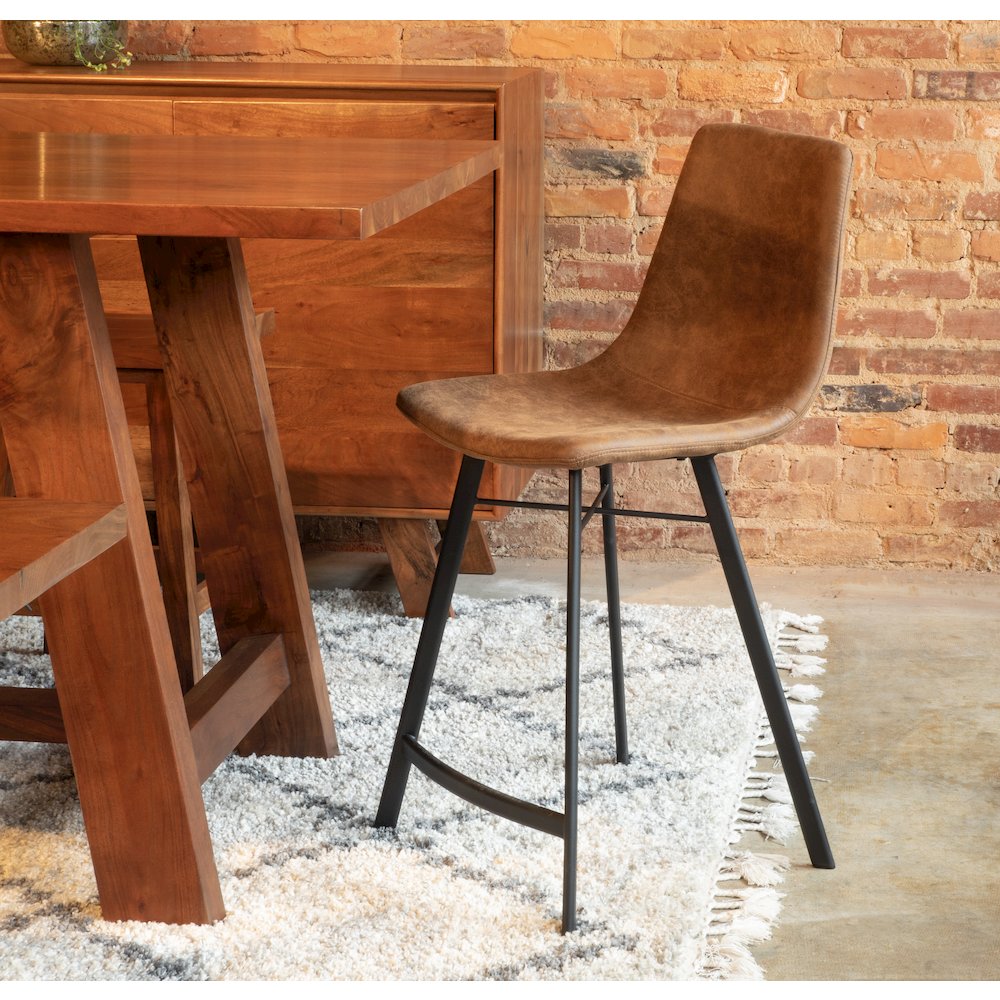 Stavanger 94" Dining Table in Cinnamon Brown Finish
