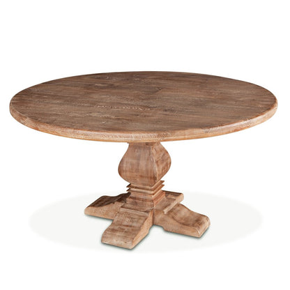 Pengrove 54" Round Dining Table in Antique Oak Finish