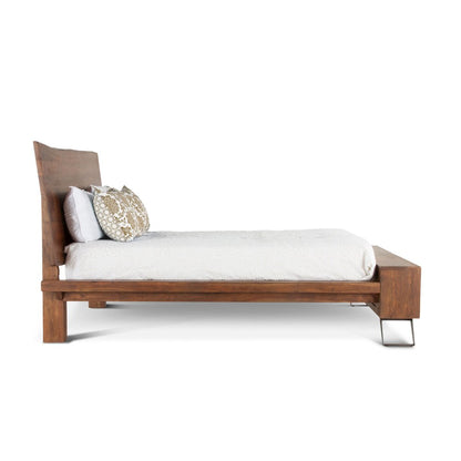 Nottingham-King Bed Mid-Century Brown th