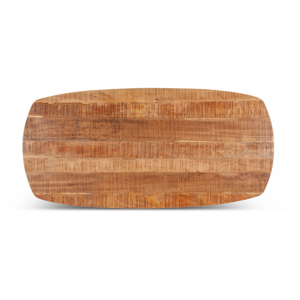 Santa Margherita 82" Dining Table in Mango Wood and Iron