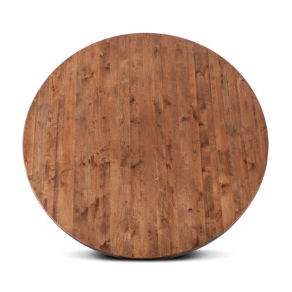 Sierra 60" Round Dining Table in Earth Finish