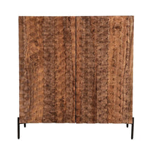 Acres 39" Bar Cabinet in Carved Brownstone