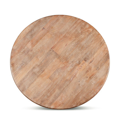 Pengrove 48" Round Dining Table in Antique Oak Finish