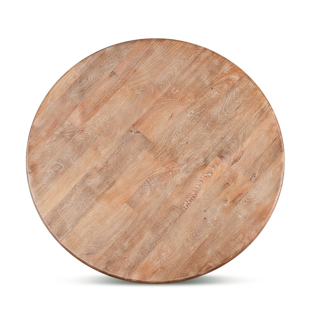 Pengrove 48" Round Dining Table in Antique Oak Finish