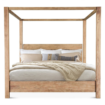 Mesa Canopy King Bed in Brushed Acacia