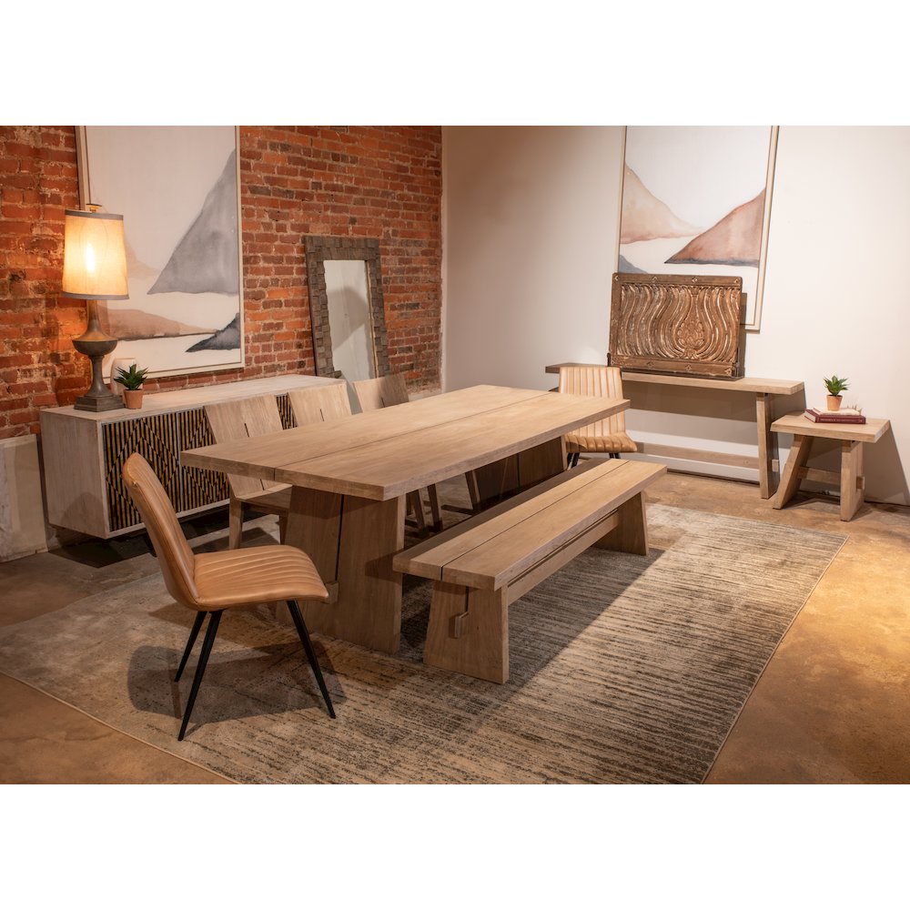 Acadia 79" Dining Bench in Oat
