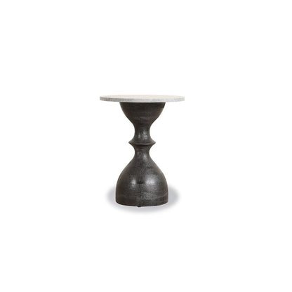 Palm Desert Rustic Marble Side Table