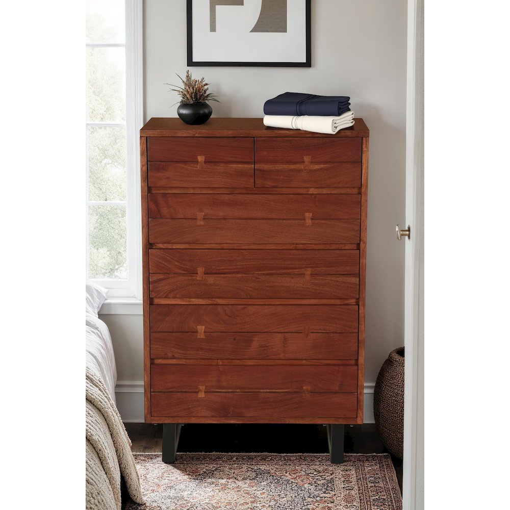 Glenwood 34" Tall Chest in Walnut