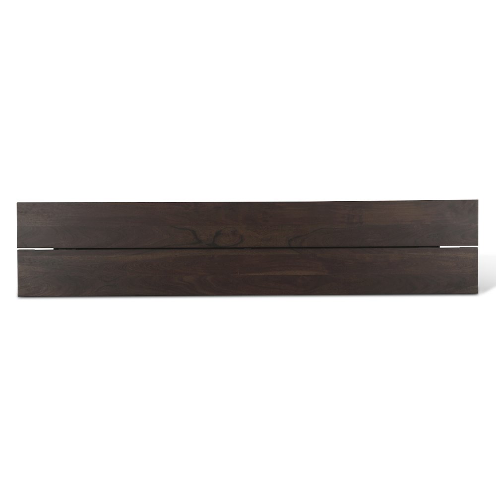 Acadia 79" Bench in Coffee Bean
