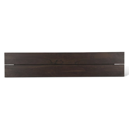 Acadia 79" Bench in Coffee Bean