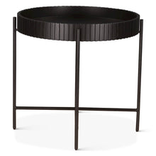 Halden Nesting Tray Tables in Matte Black