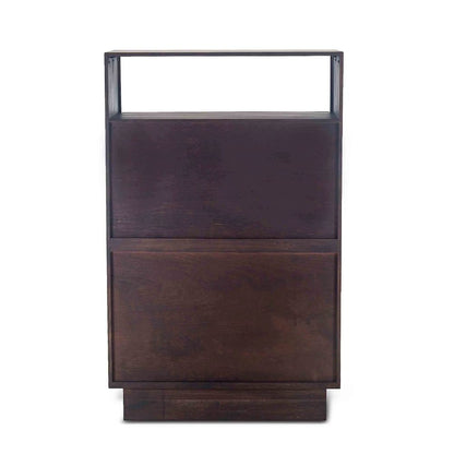Palermo Tall Chest in Acacia with Raw Walnut Finish