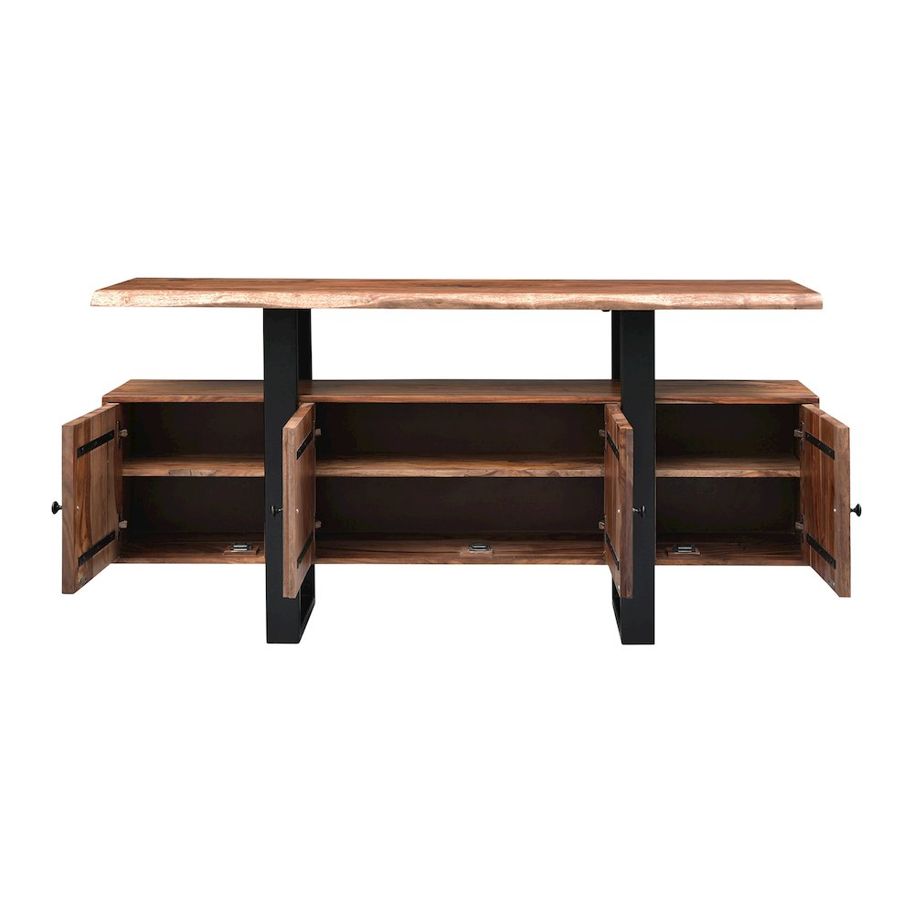 Acres 63" Media Cabinet in Brownstone