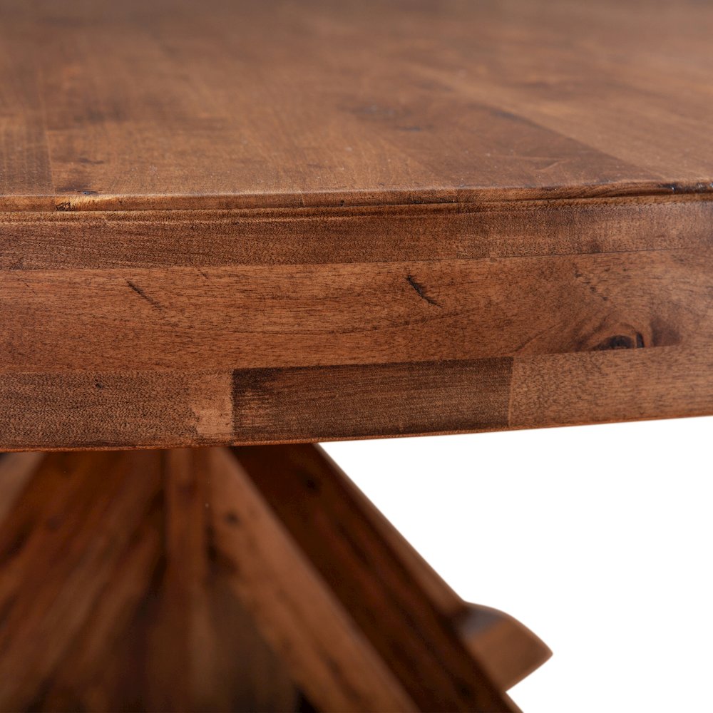 Sierra 60" Round Dining Table in Earth Finish