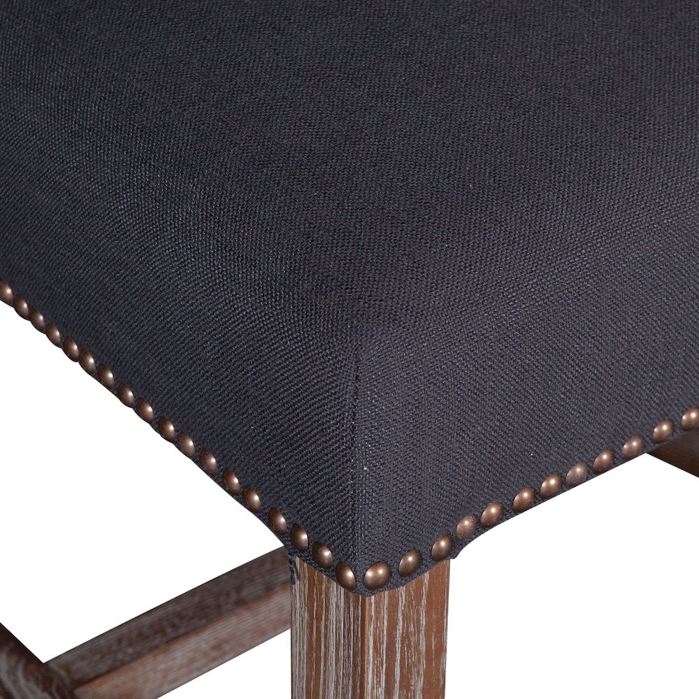 Dani High Back Formal Dining Chair in Charcoal