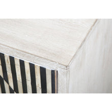 Alexandria 72" Sideboard with Bone, Horn, Wood Inlay on Metal Base