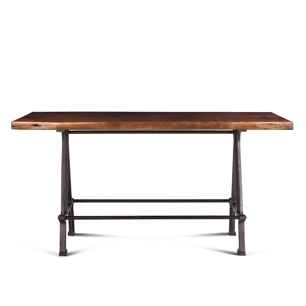 Artezia Gathering Table in Acacia with Walnut Finish
