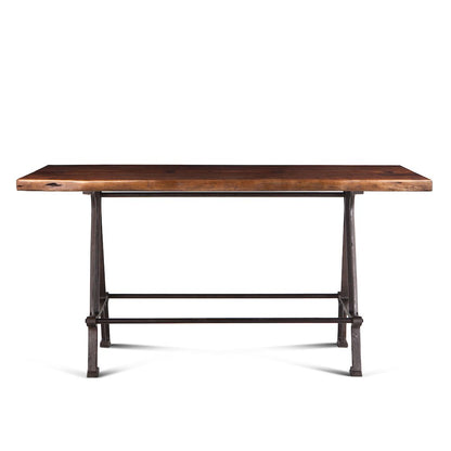 Artezia Gathering Table in Acacia with Walnut Finish