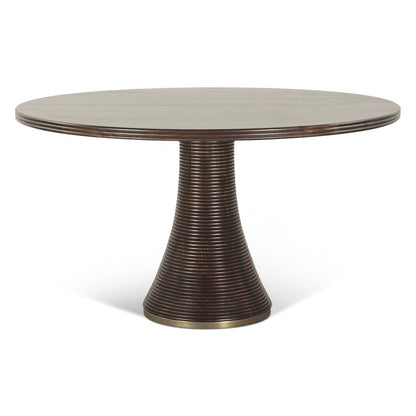 Provence 54" Round Dining Table in Dark Sienna