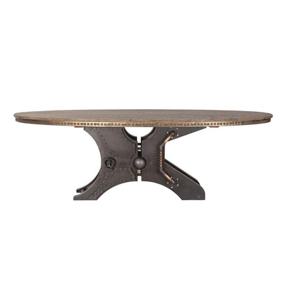 Rustic Revival Oval Dining Table