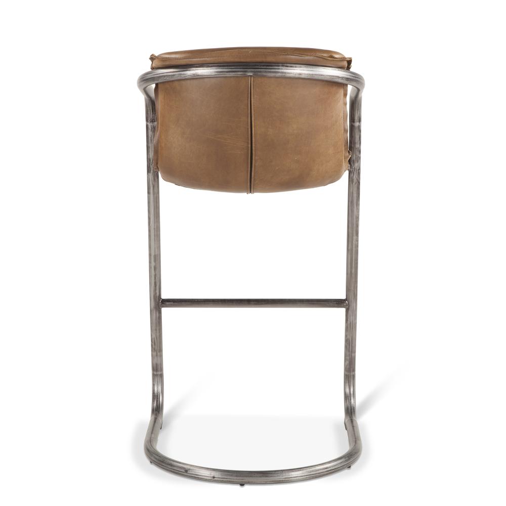 Rustic Leather Bar Chairs, Belen Kox