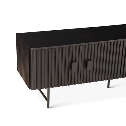 Halden 98" Plasma Cabinet in Matte Black
