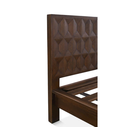 Lisbon King Bed in Royal Brown