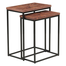 Astoria 20" Nesting Side Tables in Sunburst Brownstone