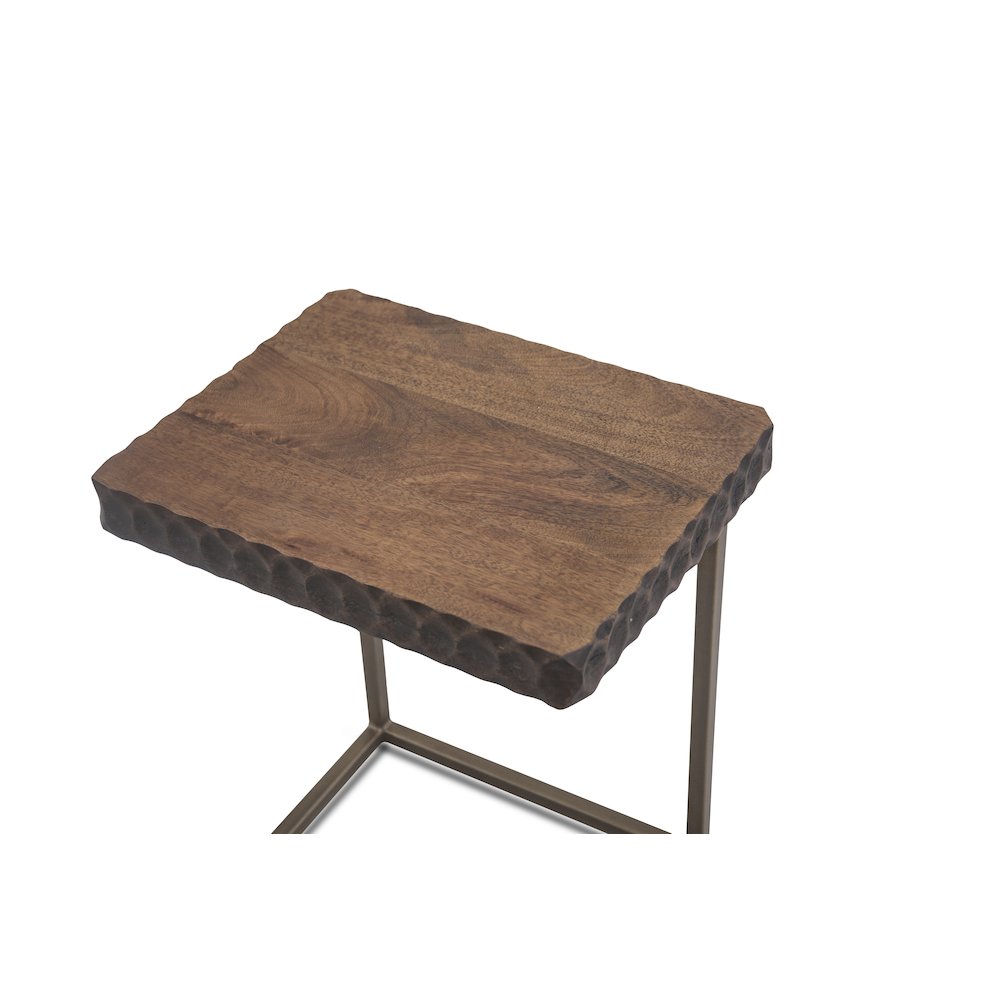 Vallarta Side Table in Mango Wood with Two Tone Finish