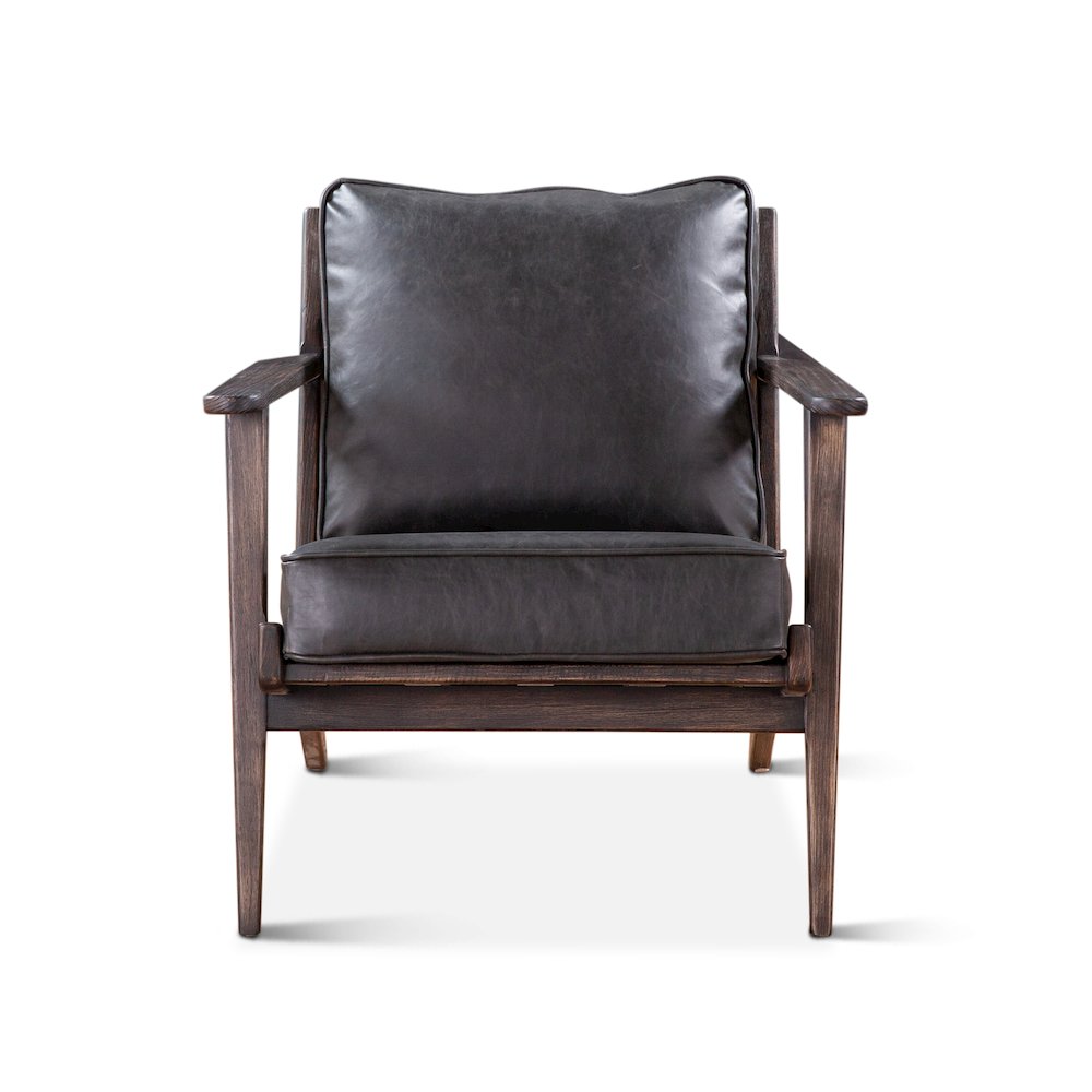 Robert Armchair in Black Leather