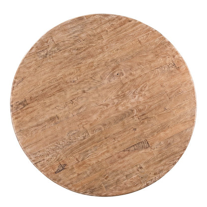 Pengrove 72" Round Dining Table in Antique Oak Finish