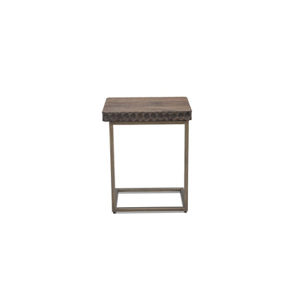 Vallarta Side Table in Mango Wood with Two Tone Finish