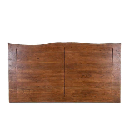 Palermo King Bed in Acacia with Raw Walnut Finish