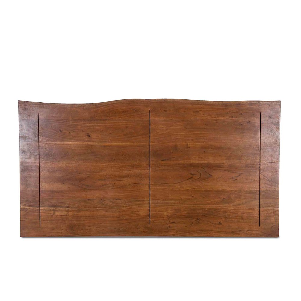 Palermo King Bed in Acacia with Raw Walnut Finish