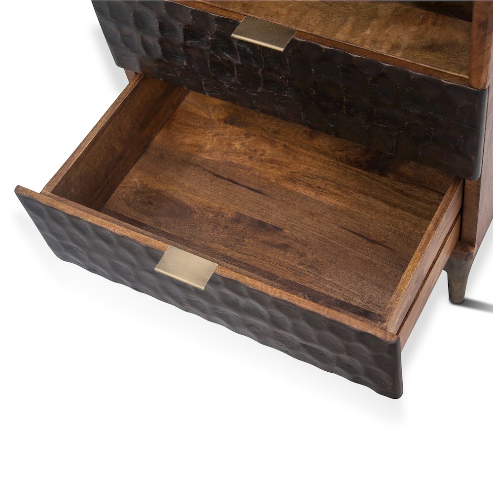 Vallarta Night Chest in Mango Wood with Two Tone Finish