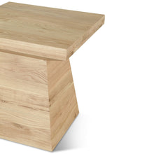 Incus 24" Side Table in Natural Oak
